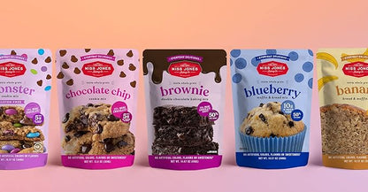 Miss Jones Baking Gluten-Free Monster Cookie Mix - Certified Gluten Free & Made with 100% Oats, Easy To Bake Desserts & Treats, Artificial Colors, 10.57 Ounce (Pack of 1)