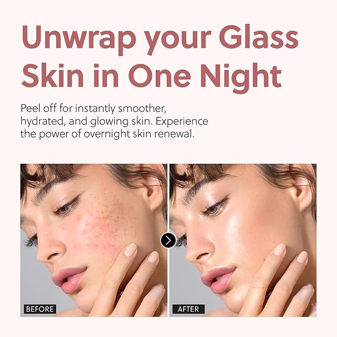 QUIA Overnight Collagen Wrapping Mask – Wake Up with Firmer, Hydrated Skin – Easy Peel-Off Formula – Korean Skincare for Radiance and Elasticity – For All Skin Types, 75mltologist-Tested- For All Skin Types