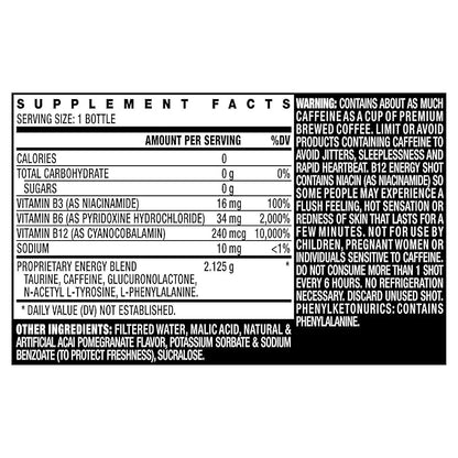 Stacker 2 Vitamin B Complex B12 B6 B3 Liquid Energy Shots - Vegansafe & Vegan Cyanocobalamin, 10,000% DRV - B-6 Pyridoxine 40mg - B3 Niacinamide (Niacin) 20mg Bundle Pack (2oz, Pack of 24)