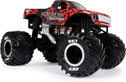 Monster Jam, Official Northern Nightmare Monster Truck, Die-Cast Vehicle, 1:24 Scale