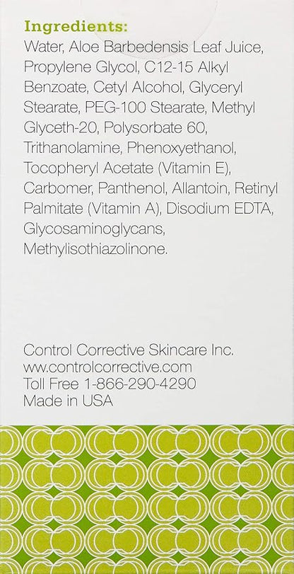 CONTROL CORRECTIVE Oil Free Hydrating Lotion, 2.5 Oz - Lightweight, Silky, Non-Comedogenic, Oil-Free, Facial Moisturizer, Leaves Skin Hydrated And Glowing, Calms, Purifies, Tones, Repairs, Balances
