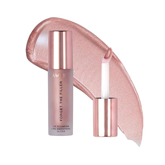 Forget the Filler Lip Plumping Line Smoothing Gloss - Candy Sky - Premium Volumizing Lip Gloss with Natural Ingredients Designed to Plump, Firm, and Hydrate Lips 0.11 oz