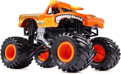 Monster Jam, Official El Toro Loco Monster Truck, Collector Die-Cast Vehicle, 1:24 Scale, Kids Toys for Boys Ages 3 and up
