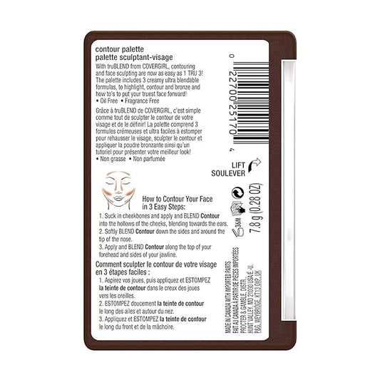 COVERGIRL Trublend Contour Palette Deep 0., 0.161 Pound 28 Oz