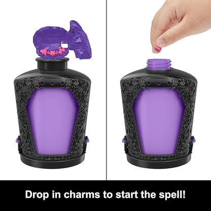 Monster High Potions Mini Dolls and Accessories, Surprise 3-inch Character Figures in Display Bottle with Water Reveal & Charms (Characters May Vary)