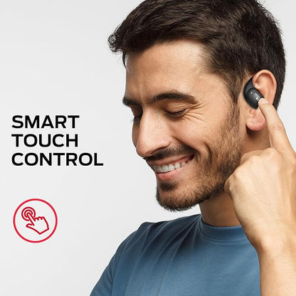 Monster Open Ear AC317 Headphones, Wireless Earbuds with Stereo Sound, 24H Playback, Bluetooth 5.4, Crystal Clear Calls, Type-C Charging, Touch Control, Sweat Resistant Open Ear Earbuds for Sports