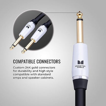 Monster Prolink Studio Pro 2000 Speaker Cable: 12 ft, Straight to Straight, 1/4 Plugs