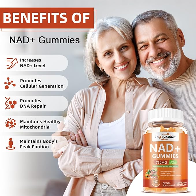 NAD+ Gummies NAD Resveratrol Supplement : NAD Supplements for Women Aging Defense Absorption Than Nicotinamide Riboside Boost Vitamin B3 D3 Sodium Zinc Support Cellular Health Energy and DNA Repair