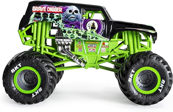 Monster Jam Official Grave Digger Monster Truck, Die-Cast Vehicle, 1:24 Scale