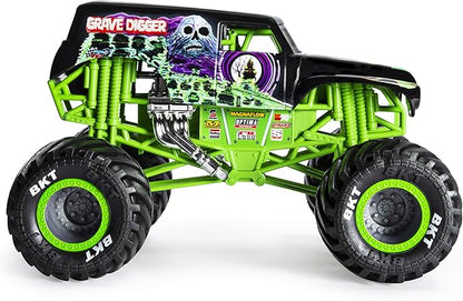 Monster Jam Official Grave Digger Monster Truck, Die-Cast Vehicle, 1:24 Scale