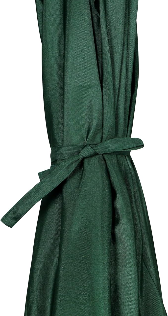 Blissun 7.5 ft Patio Umbrella, Yard Umbrella, Outdoor Market Umbrella with Push Button Tilt Crank, Dark Green