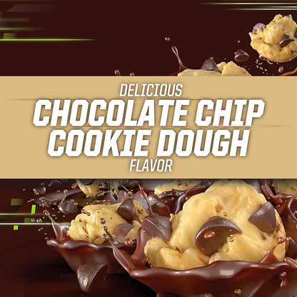 MusclePharm Combat Sport Bar, Chocolate Chip Cookie Dough, High Protein Bars, Combat Cravings, Fuel Performance & Meet Energy Demands, 20g Protein from Whey Protein, 5g Fiber, Gluten Free, 12 Bars