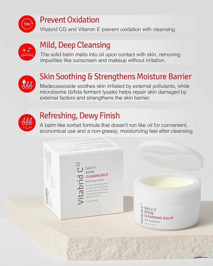 Dual Mask Korean Face Mask + Daily-C Biome Cleansing Balm Bundle