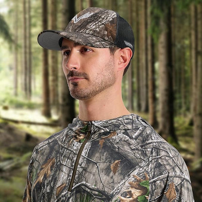 LOOGU Fishing Hat Mesh Back for Men Women Adjustable Baseball Trucker Cap Snapback Hats
