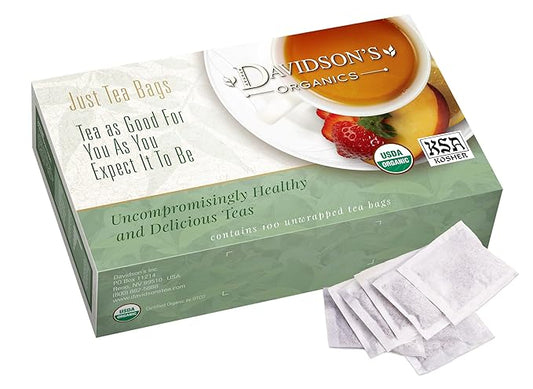 Davidson's Organics, Tulsi Ginger Lemon, 100-count Unwrapped Tea Bags