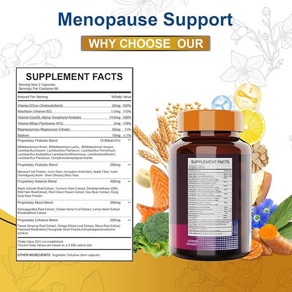 25-in-1 Sea Moss Capsules – Irish Sea Moss Black Seed Oil Ashwagandha Shilajit Ginger Turmeric Vitamin C & D3 Immune Gut, Energy Support – 120 Vegan Capsules