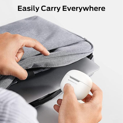 Monster N-Lite 208 Wireless Earbuds, Bluetooth Earbuds Touch Control, Headphones Bluetooth Wireless with 30H Playtime, Type-C Fast Charging, Clear Call, Comfortable Fit for Running, White