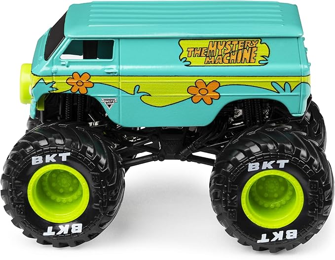 Monster Jam, Official Scooby Doo vs. Mysterty Machine Die-Cast Monster Trucks, 1:64 Scale, 2 Pack