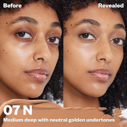 Kosas Revealer Concealer - Medium Coverage Makeup with 07 N)