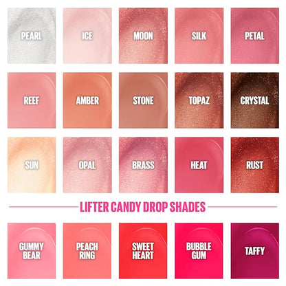 Maybelline Lifter Gloss, Hydrating Lip Gloss with Hyaluronic Acid, Ice, Pink Neutral, 0.18 Ounce
