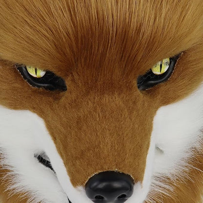 HAOAN Furry Dog Mask Animal Wolf Full Head for Halloween Fancy Dress Party Cosplay Costume Women Men