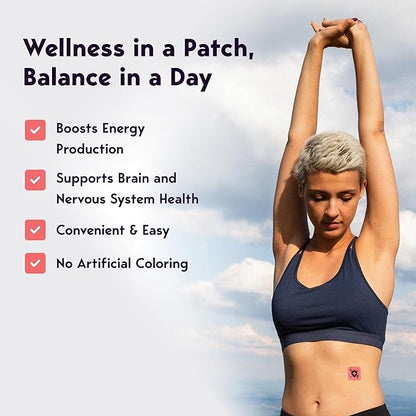 Klova Wellness Patches for Immune Support & Daily Wellness | 24-Hour Immune Support | Calm Patch for Adults with Zinc, Bee Propolis & Pterostilbene