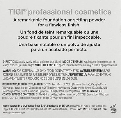 TIGI Cosmetics Powder Foundation, Charm, 0.37 Ounce