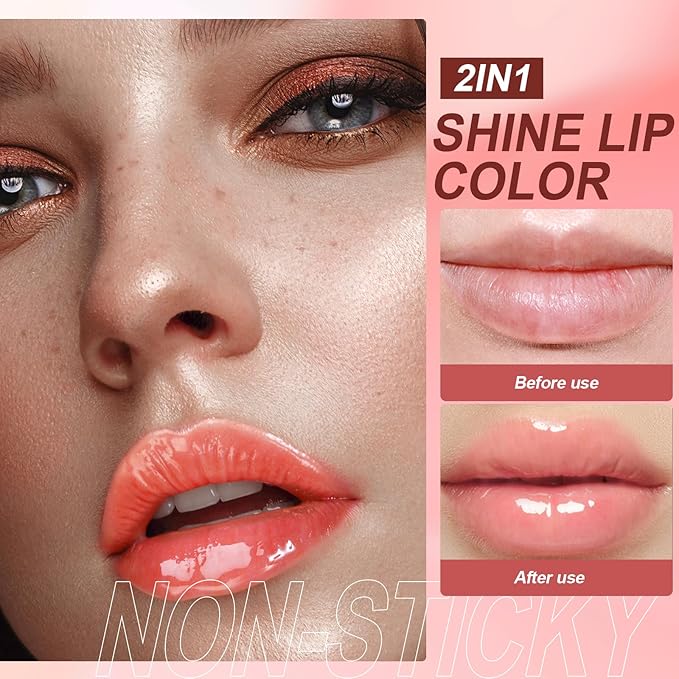 Lipstick Primer Jolilab Fruit Lip Oil,Hydrating Lip Glow Oil,Hydrating