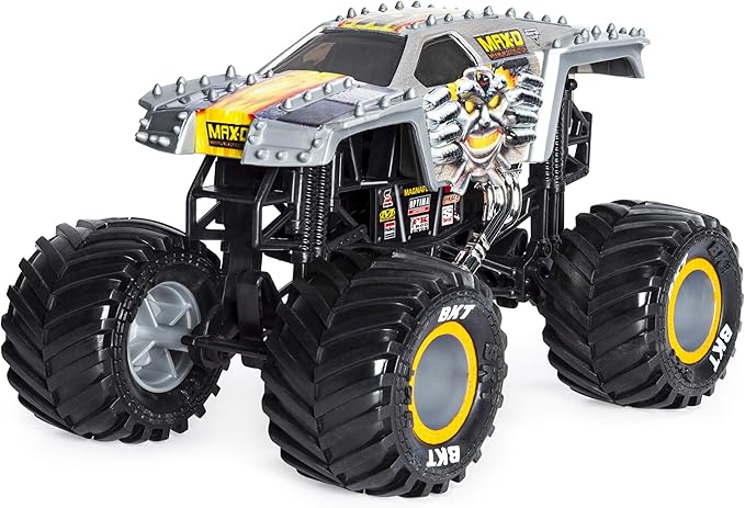 Monster Jam Official Max D Monster Truck, Die-Cast Vehicle 1:24 Scale