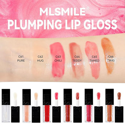 3PCS Hydrating Lip Glow Oil, Moisturizing Lip Oil Gloss,Plumping Lip Gloss,Natural Lip Plumper,No-Sticky Lip Gloss Lip Balm Lip Care for Women,girls 0.33fl oz