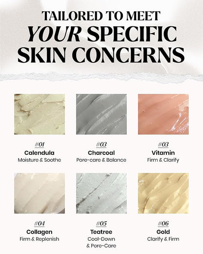 LINDSAY Premium Modeling Pack - Korean Skin Care Face Modeling Mask – Refreshing & Hydrating Face Mask Spa Facial Peel-off Mask (35.2 Ounce, Collagen)