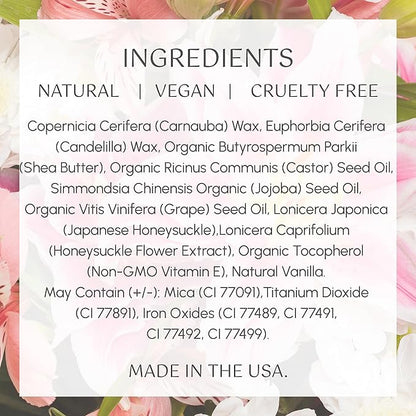 Mom's Secret Lily Natural Lipstick, Natural moisture with Vitamin E coupled with Organic Grapeseed and Organic Jojoba Oils, Vegan, Paraben Free, Made in the USA. 0.14 oz. (Stolen Kiss)