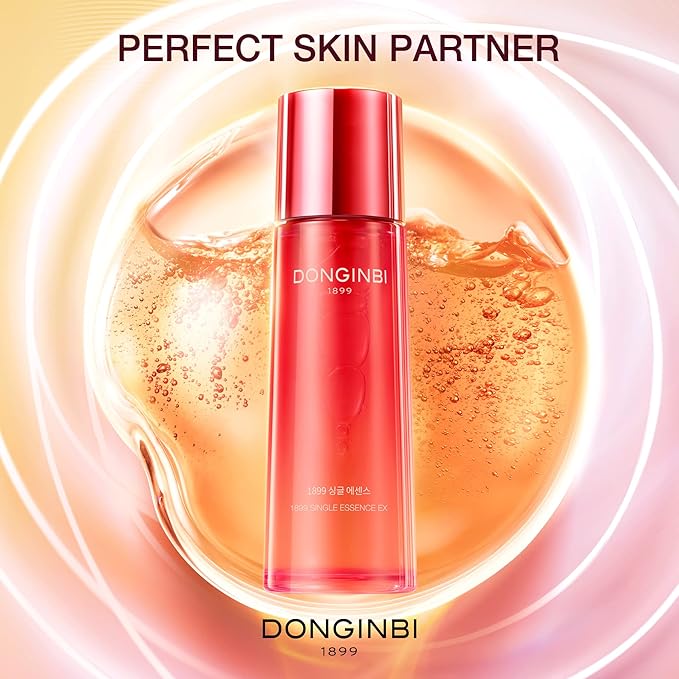 Donginbi Red Ginseng 1899 Single Essence - Korean Red Ginseng Skin Care, Fast-Absorbing Moisturizing Facial Serum, Improved Skin Environment, 2.36 floz / 70ml