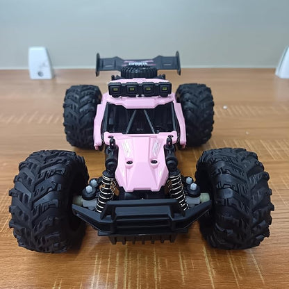 Carox Remote Control Car, 2.4GHz 25KM/H High Speed RC Car, 1:16 Off-Road Monster Truck with LED Lights and 1800mAh Rechargeable Battery – Ideal Gift for Boys 6+