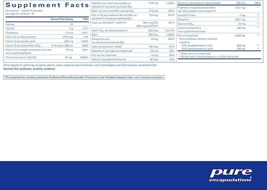 Pure Encapsulations Energize Plus Pure Pack | Supplement to Support Energy Production and Nutrient Metabolism* | 30 Packets