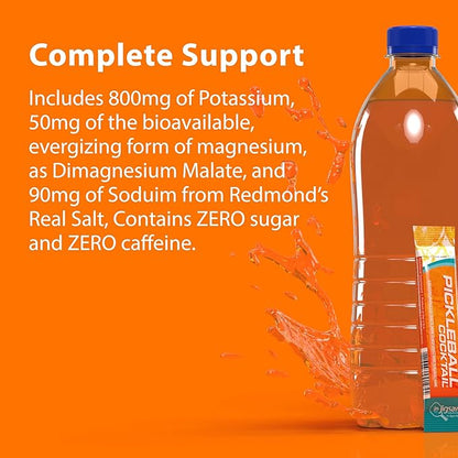 Jigsaw Health Pickleball Cocktail (60 Servings Packets, Orange)