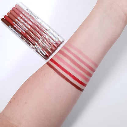 Makeup Revolution IRL Filter Finish Lip Liner Definer Espresso Nude Waterproof Long Lasting Set with Matching Lipsticks or Lip Gloss