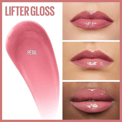 MAYBELLINE Lifter Gloss and Lifter Liner Makeup Gift Set, Lip Gloss and Lip Liner in Shades Petal and Line Leader