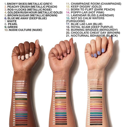 wet n wild Color Icon Cream Eyeliner Eyeshadow Multi-Stick, Moisturizing, Nourishing Velvety Cream-to-Powder Buildable & Blendable Formula, Cruelty-Free & Vegan - White Pearl