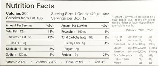 Power Crunch Protein Wafer Bars, High Protein Snacks with Delicious Taste, Peanut Butter Crème, 1.4 Ounce (12 Count) (Pack of 2)