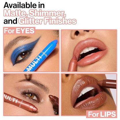 wet n wild Color Icon Cream Eyeliner Eyeshadow Multi-Stick, Moisturizing, Nourishing Velvety Cream-to-Powder Buildable & Blendable Formula, Cruelty-Free & Vegan - Born To Flirt