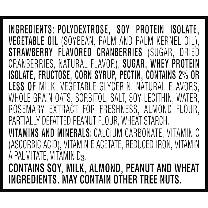 Special K Bar Protein Meal Bars, 12g of Protein, Good Source of Fiber, Strawberry (6 Boxes, 36 Bars)