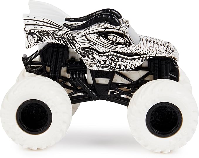 Monster Jam, Official Dragon Vs. Yeti Die-Cast Monster Trucks, 1:64 Scale, Kids Toys for Boys Ages 3 and up
