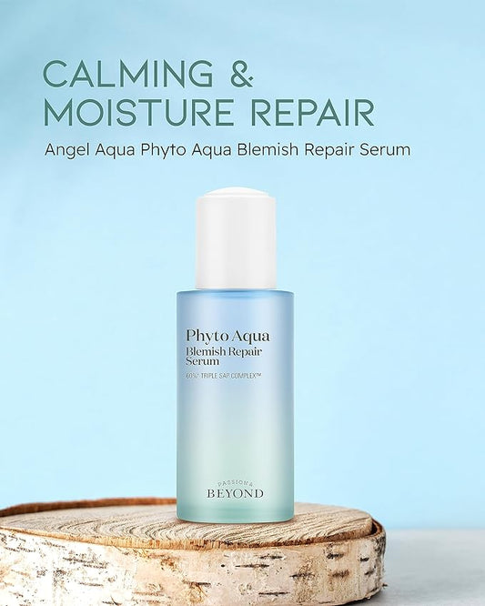 BEYOND Phyto Aqua Repair Face Serum (1.35 fl oz) & Phytoganic (Cleansing Liquid, 6.8fl oz) - Vegan Formula Korean Skin Care.