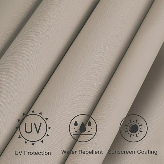 Sunnyglade 9ft Patio Umbrella Replacement Canopy Market Umbrella Top Outdoor Umbrella Canopy with 8 Ribs