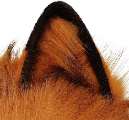 HAOAN Furry Dog Mask Animal Wolf Full Head for Halloween Fancy Dress Party Cosplay Costume Women Men