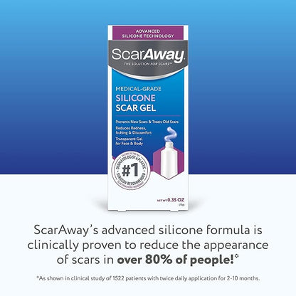 ScarAway Silicone Scar Gel, Helps Improve 10g