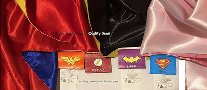 Rubies Super Hero Cape Set Officially licensed DC Comics Assortment 4 Capes, 2 Masks, and 2 Headbands, One Size (Amazon Exclusive)