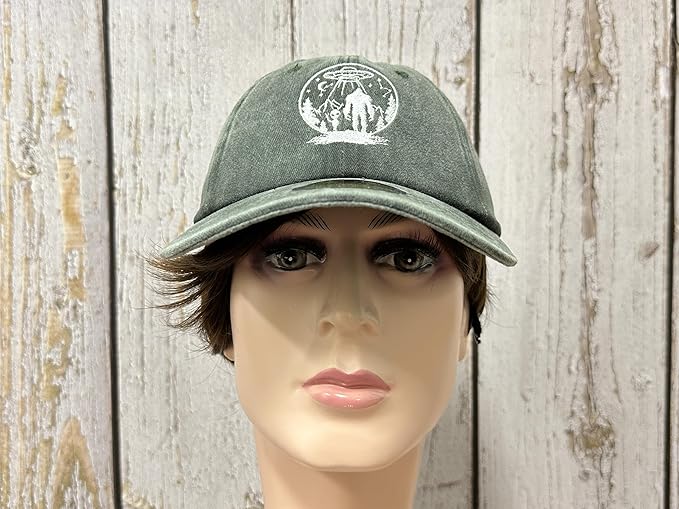 Embroidered UFO Alien Big Foot Hats