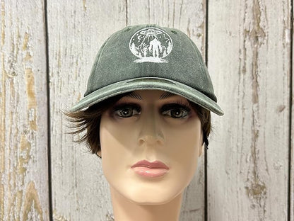 Embroidered UFO Alien Big Foot Hats